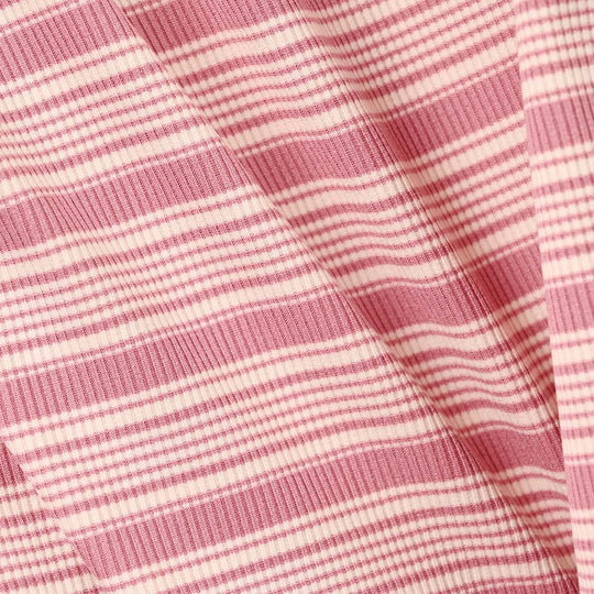 Girls Rib T-Shirt H/S ART SQUAD-Pink