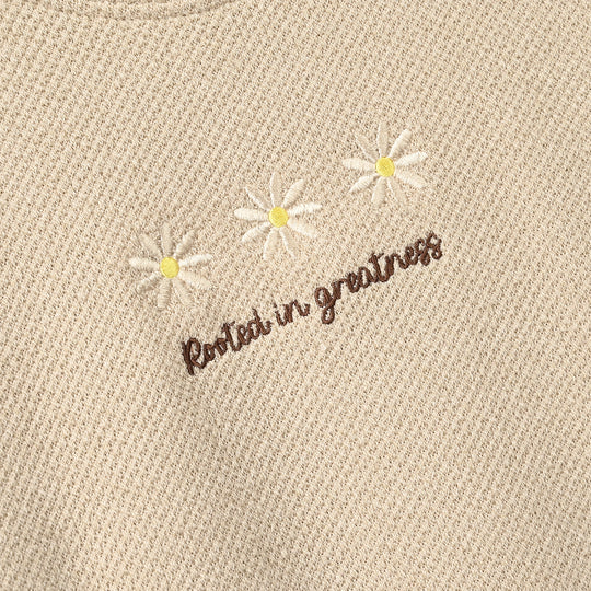 Girls Rib T-Shirt F/S Rooted in Greatness