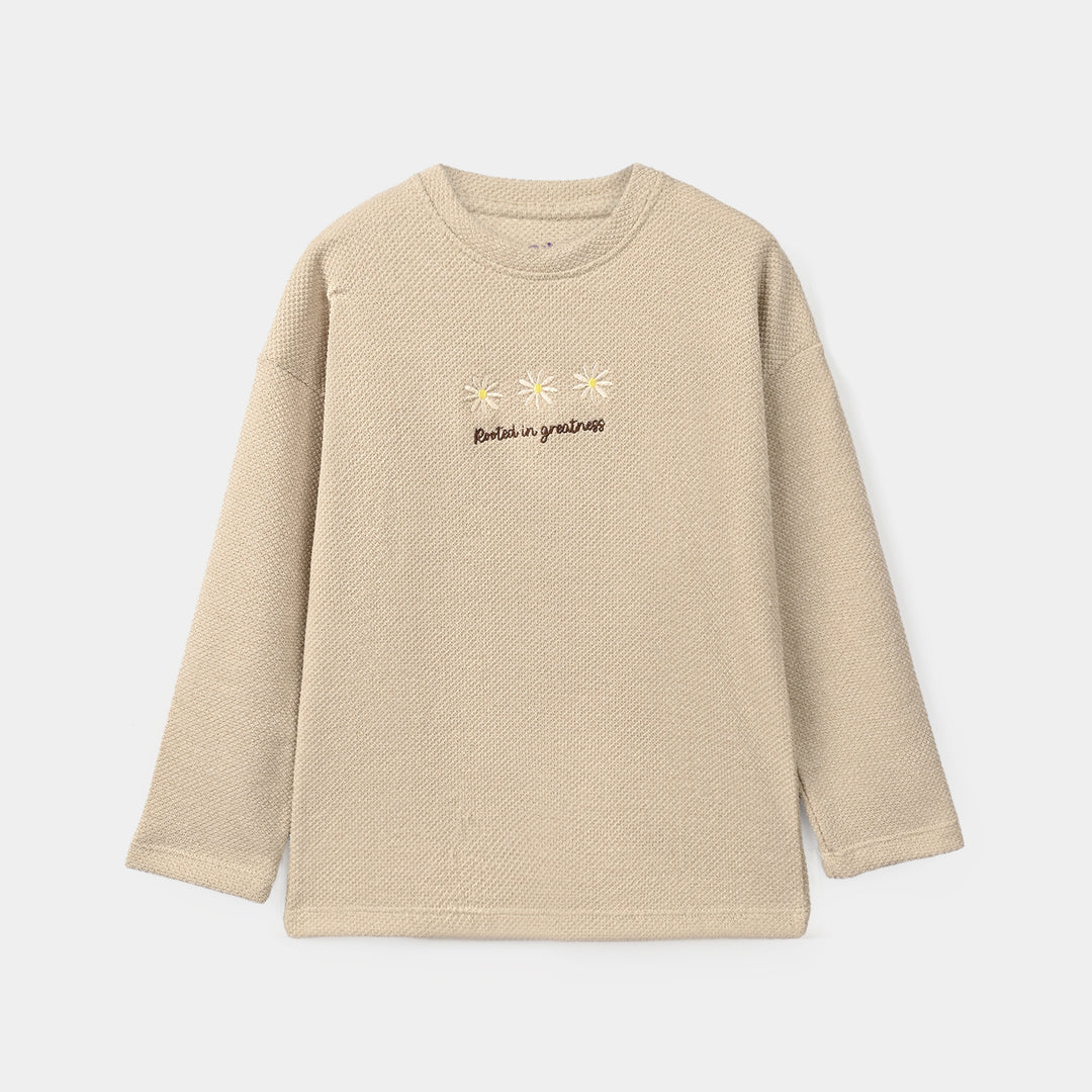 Girls Rib T-Shirt F/S Rooted in Greatness
