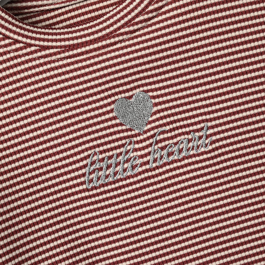 Infant Girls Rib T-Shirt Little Heart