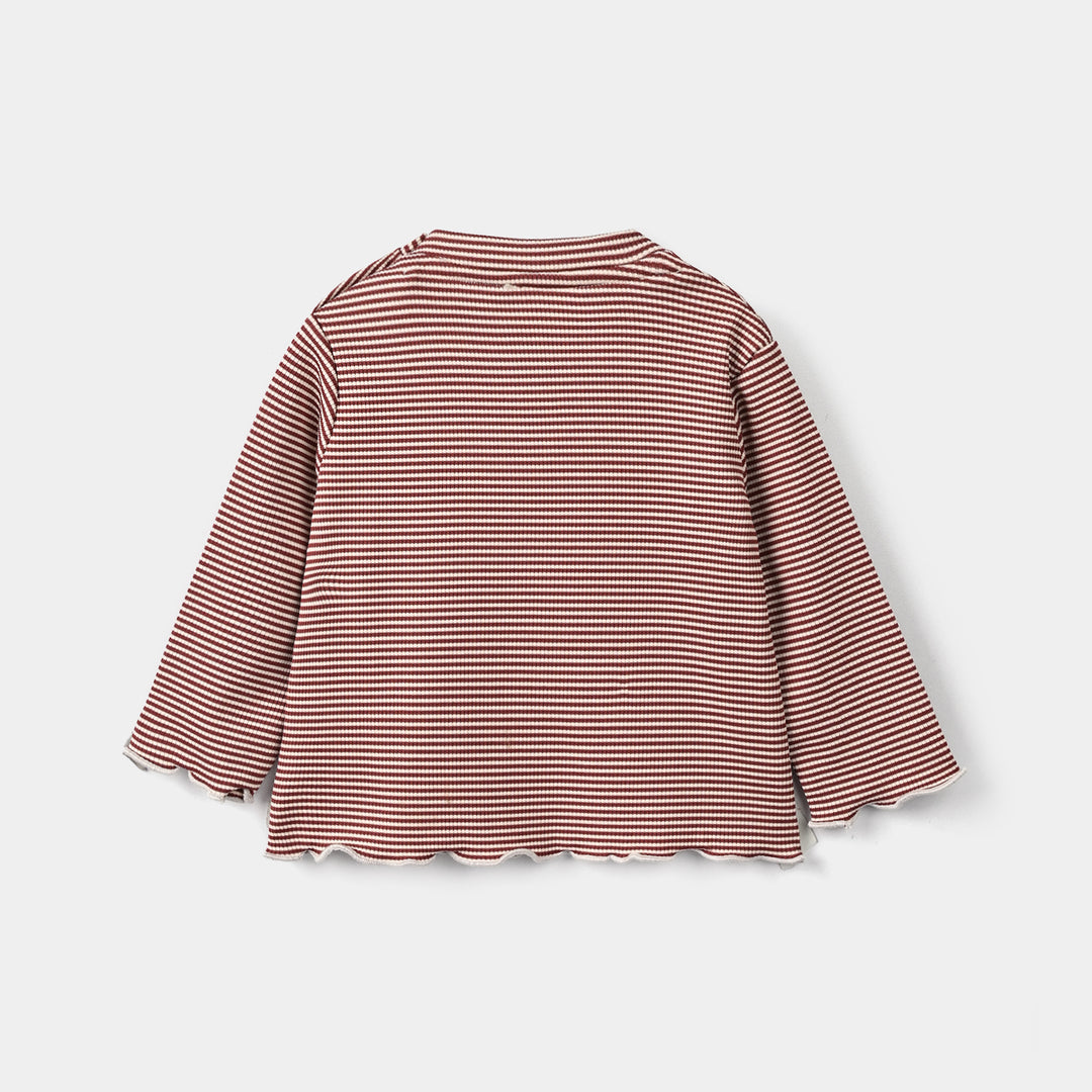 Infant Girls Rib T-Shirt Little Heart