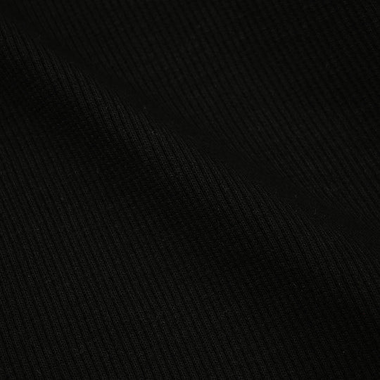 Infant Boys 2x1 Rib Turtle Neck Black