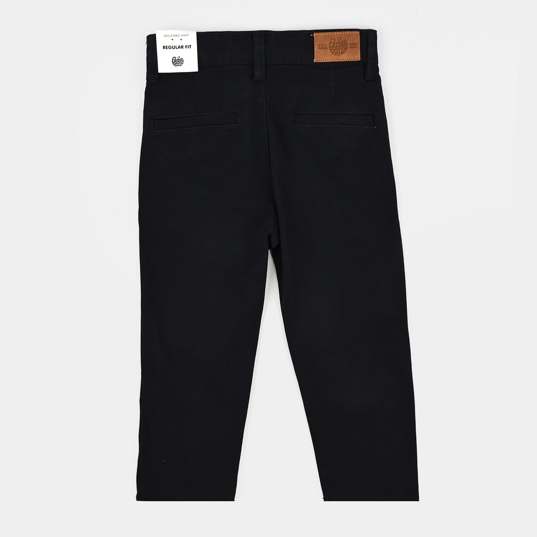 Boys Cotton Twill Pant Basic Blue