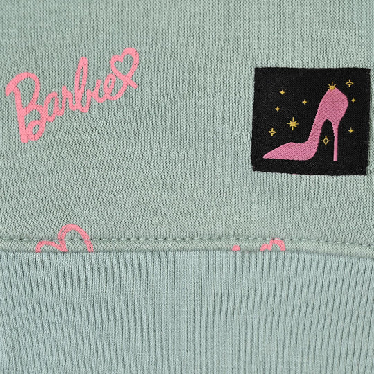 Infant Girls Fleece Knitted Jacket Character- Sea Green