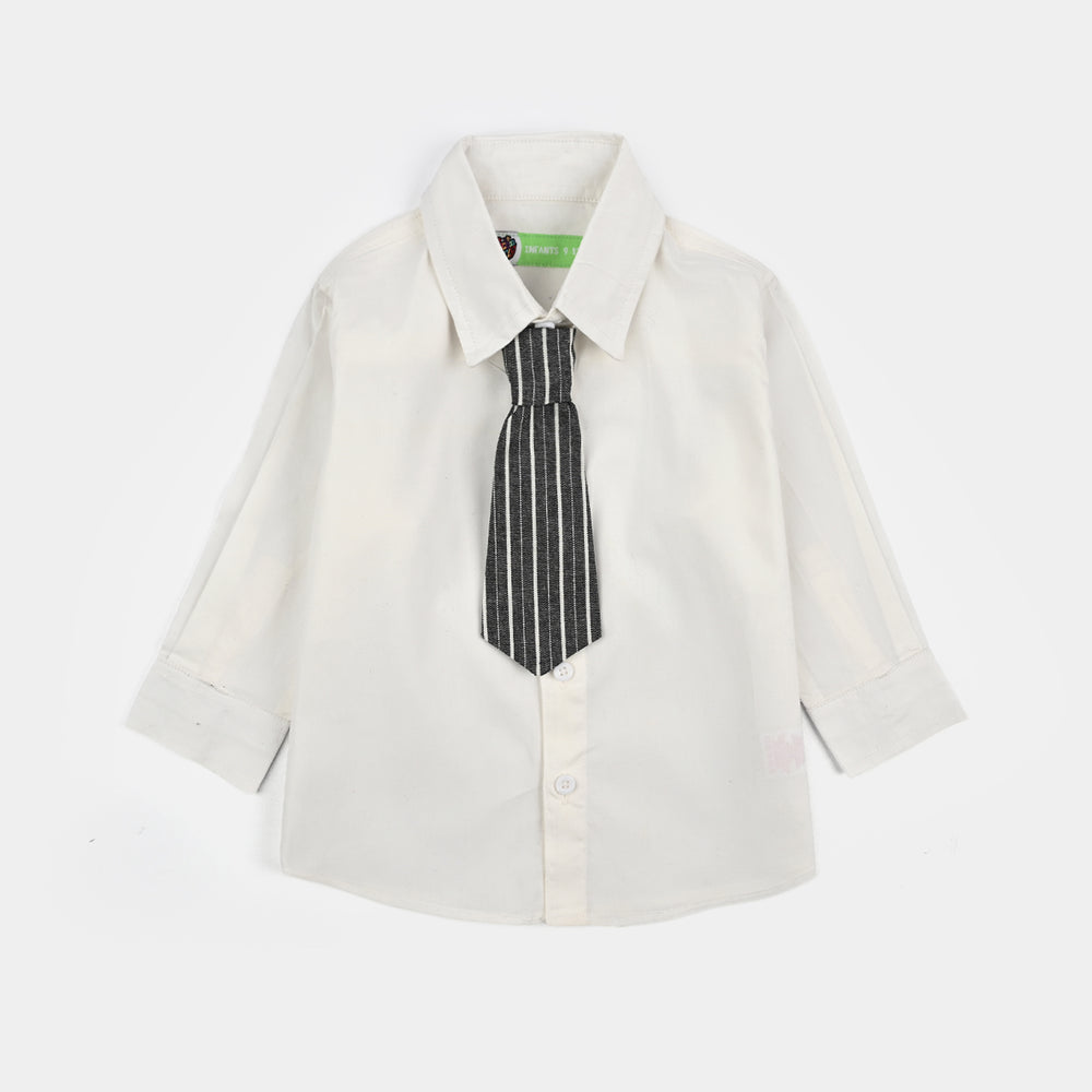 Infant Boys Yarn Dyed 3PC Suit-Lil Dapper-GREY