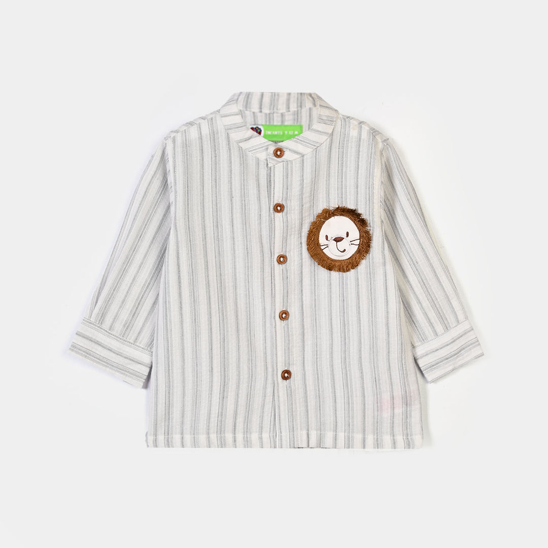 Infant Boys Jacquard Suit Little One - Stripes