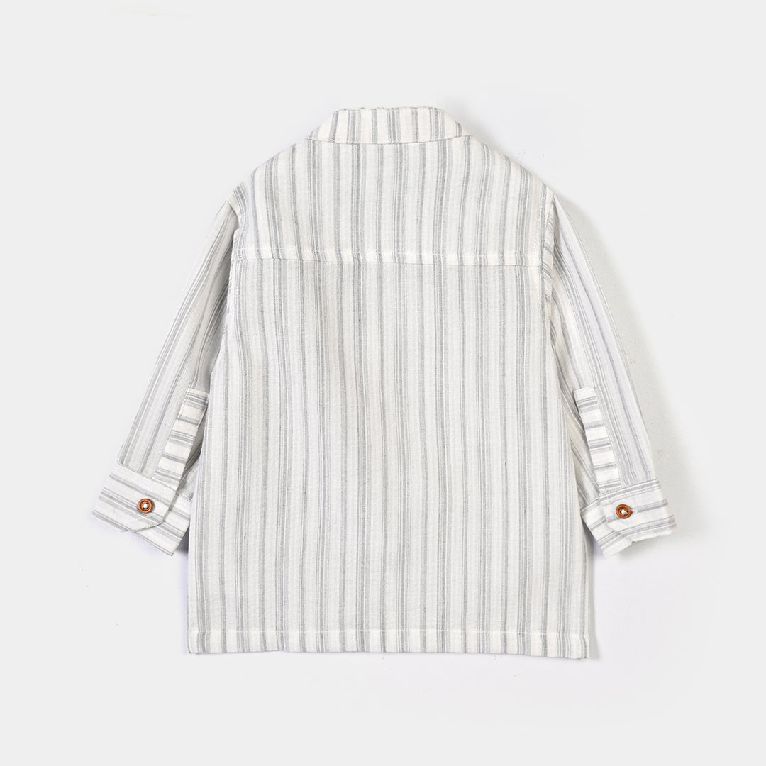 Infant Boys Jacquard Suit Little One - Stripes