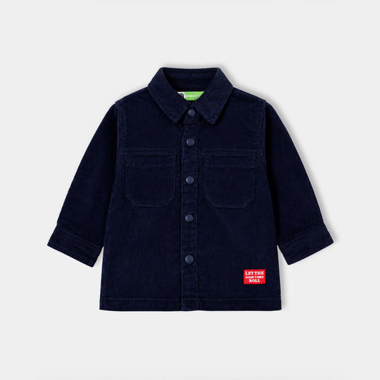 Infant Boys Corduroy Suit Midnight-NAVY