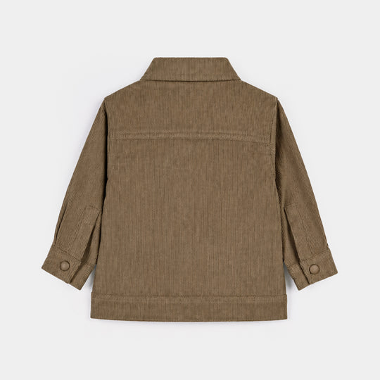 Infant Boys Corduroy Suit Gentleman- Brown