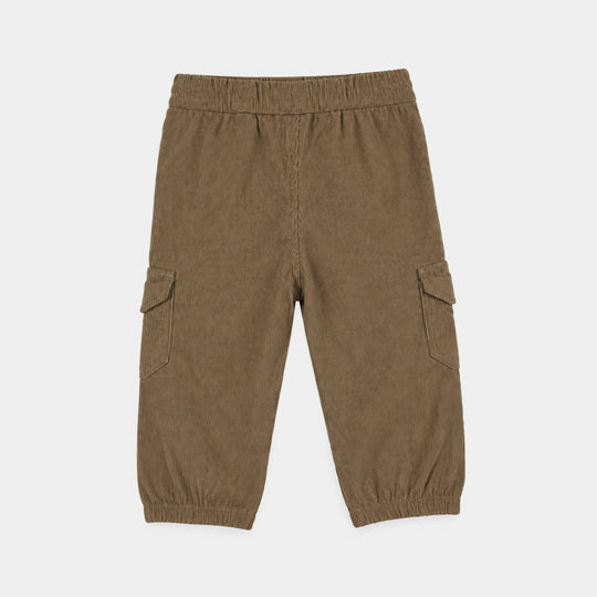 Infant Boys Corduroy Suit Gentleman- Brown