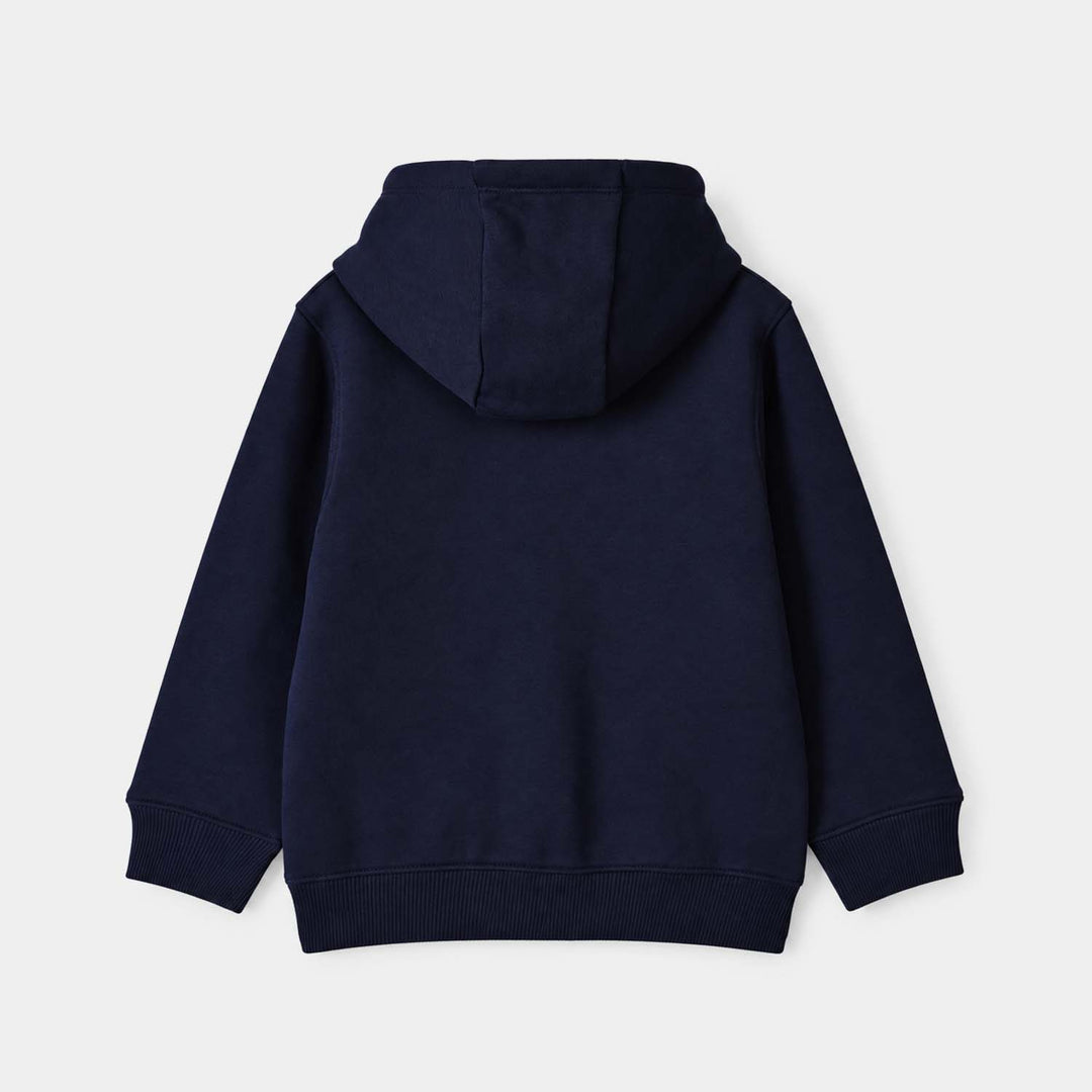 Boys Knitted Jacket Basic Blue-NAVY