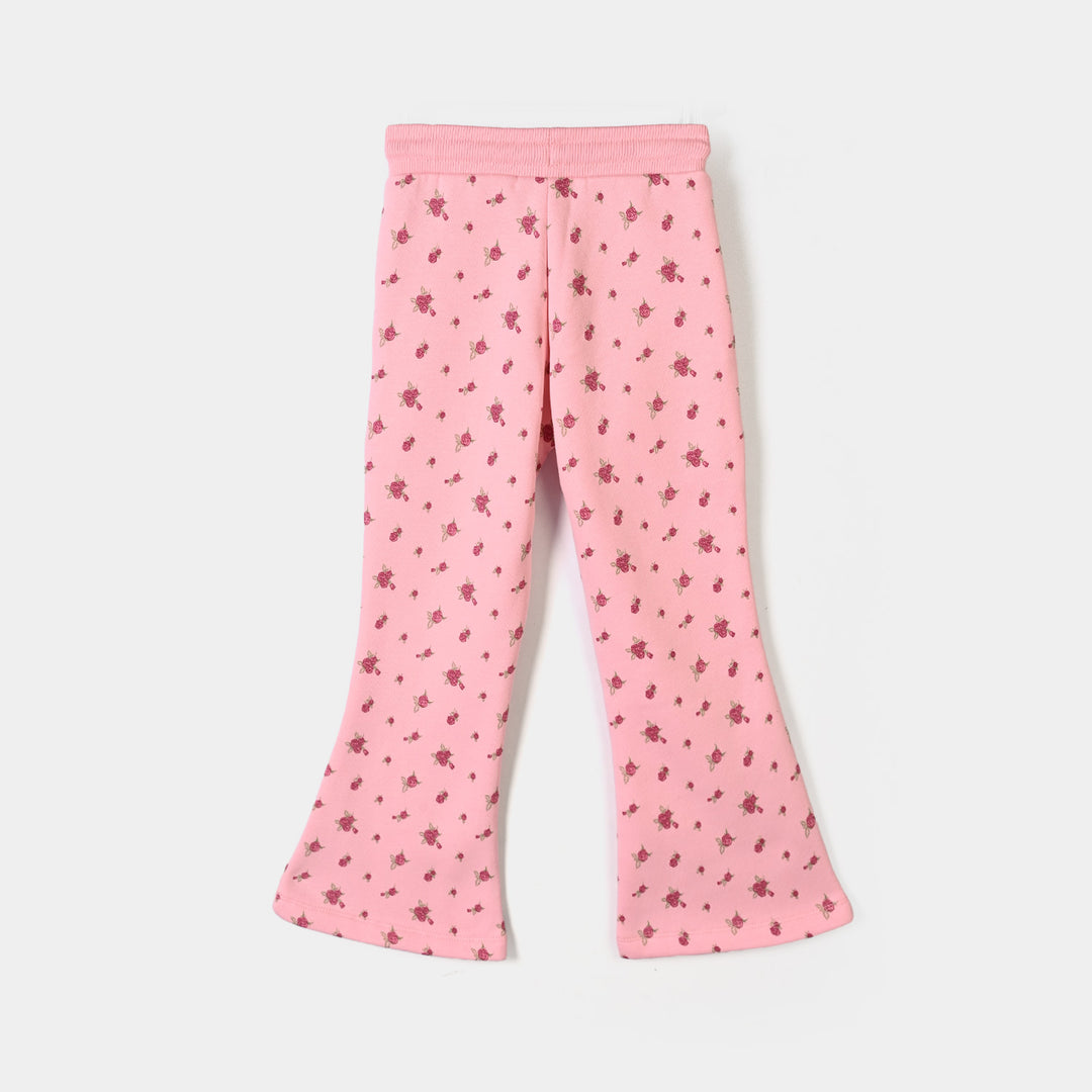 Girls Fleece 2 Piece Suit My Garden - Pink
