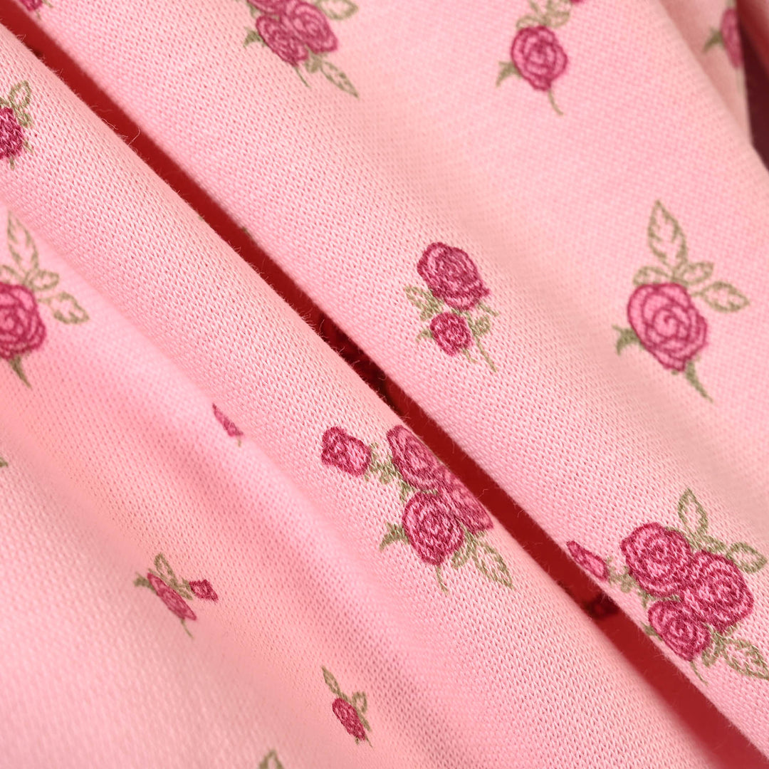 Girls Fleece 2 Piece Suit My Garden - Pink