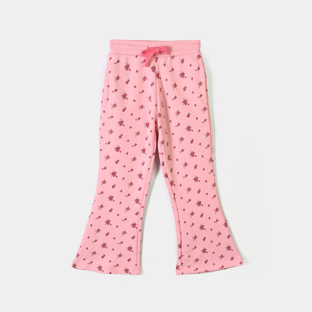 Girls Fleece 2 Piece Suit My Garden - Pink