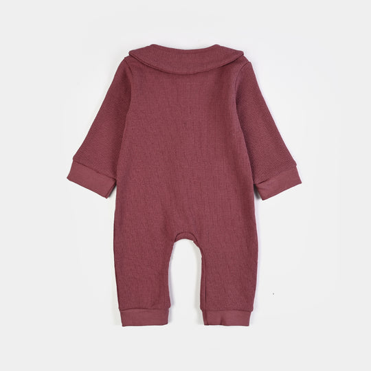 Infant Girls Thermal Knitted Romper MAMAS LITTLE LOVE-Purple