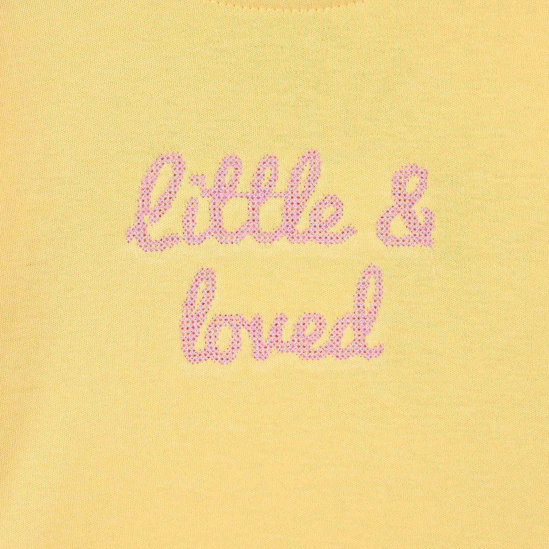 Infant Girls Cotton Interlock Knitted Suit Little & Loved-Golden