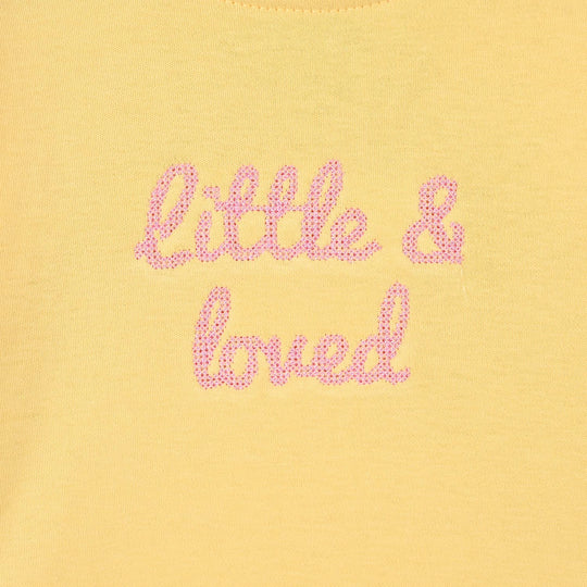 Infant Girls Cotton Interlock Knitted Suit Little & Loved-Golden