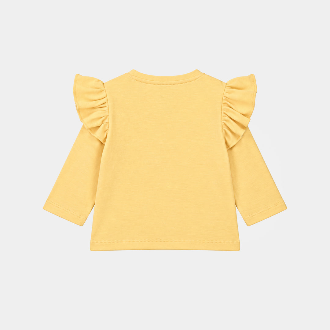 Infant Girls Cotton Interlock Knitted Suit Little & Loved-Golden