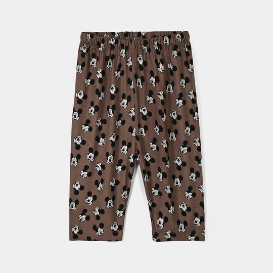 Infant Boys Linen Viscose Nightwear Character-BROWN