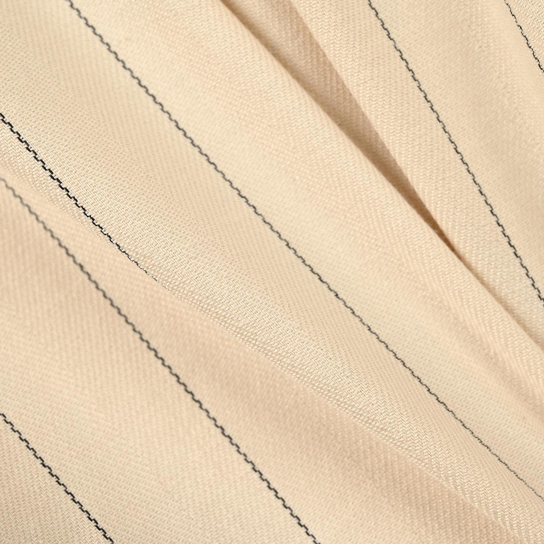 Boys Yarn Dyed Shirt F/S (Motion Detail)-BEIGE