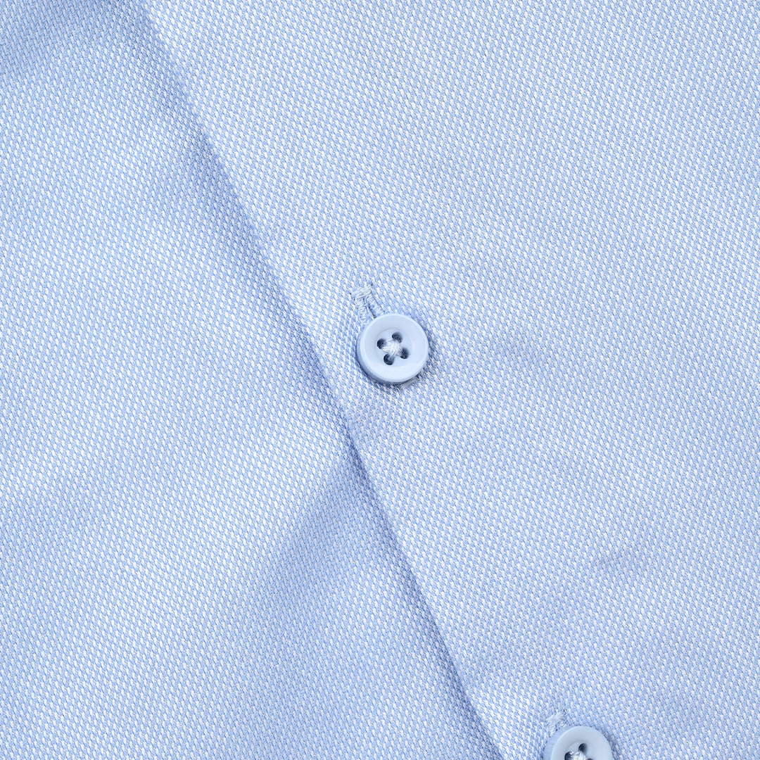 Infant Boys Yarn Dyed Formal Shirt (L/Blue)