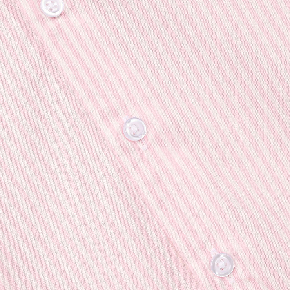 Boys Yarn Dyed Formal Shirt (Pink Stripe)
