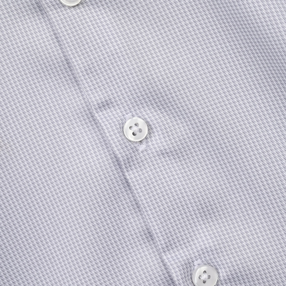 Infant Boys Yarn Dyed Formal Shirt (L/Grey)