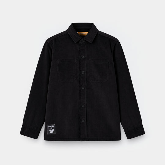 Boys Corduroy Shirt F/S (Your Day)-D.Grey