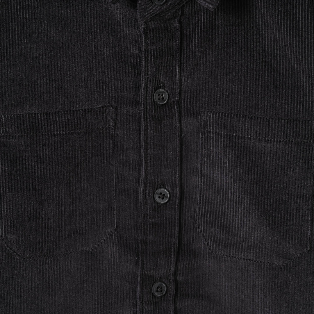 Boys Corduroy Shirt F/S (Your Day)-D.Grey