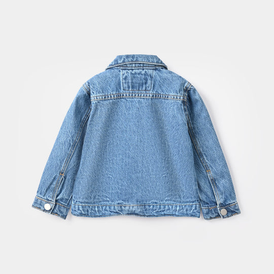 Infant Boys Denim rigid Jacket LITTLE DINO ADVENTURES-Mid Blue
