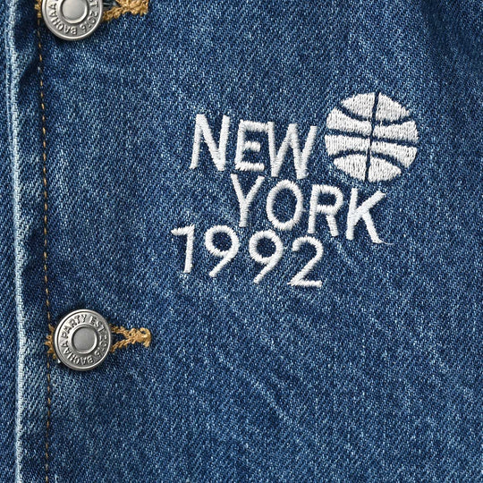 Infant Boys Denim rigid Jacket NEW YORK  - Blue