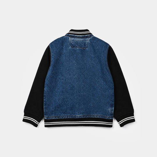 Infant Boys Denim rigid Jacket NEW YORK  - Blue