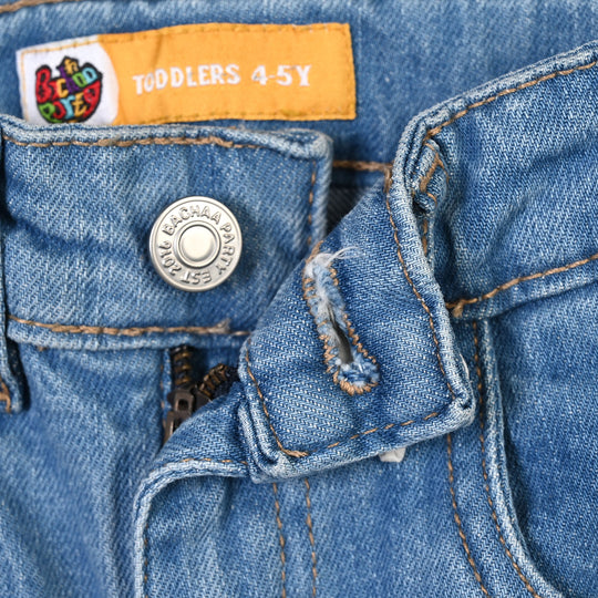 Boys Denim Stretch Pant Basic- Blue