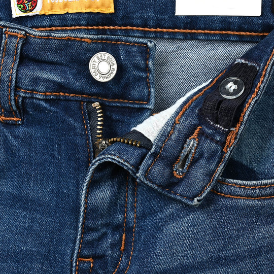 Boys Denim Stretch Pant BASIC-Medium Blue
