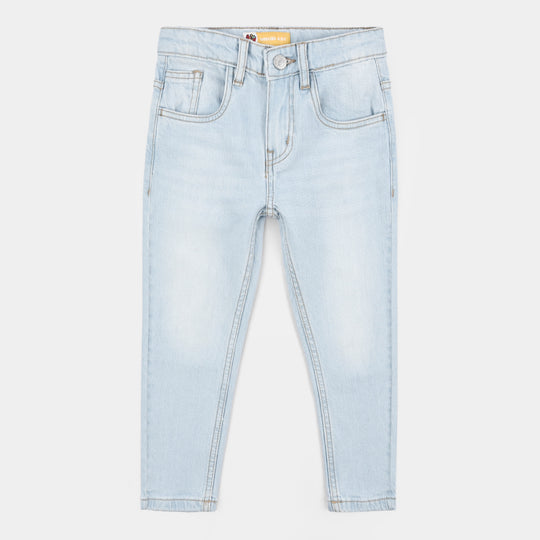 Boys Denim Stretch Pant BASIC-Ice Blue