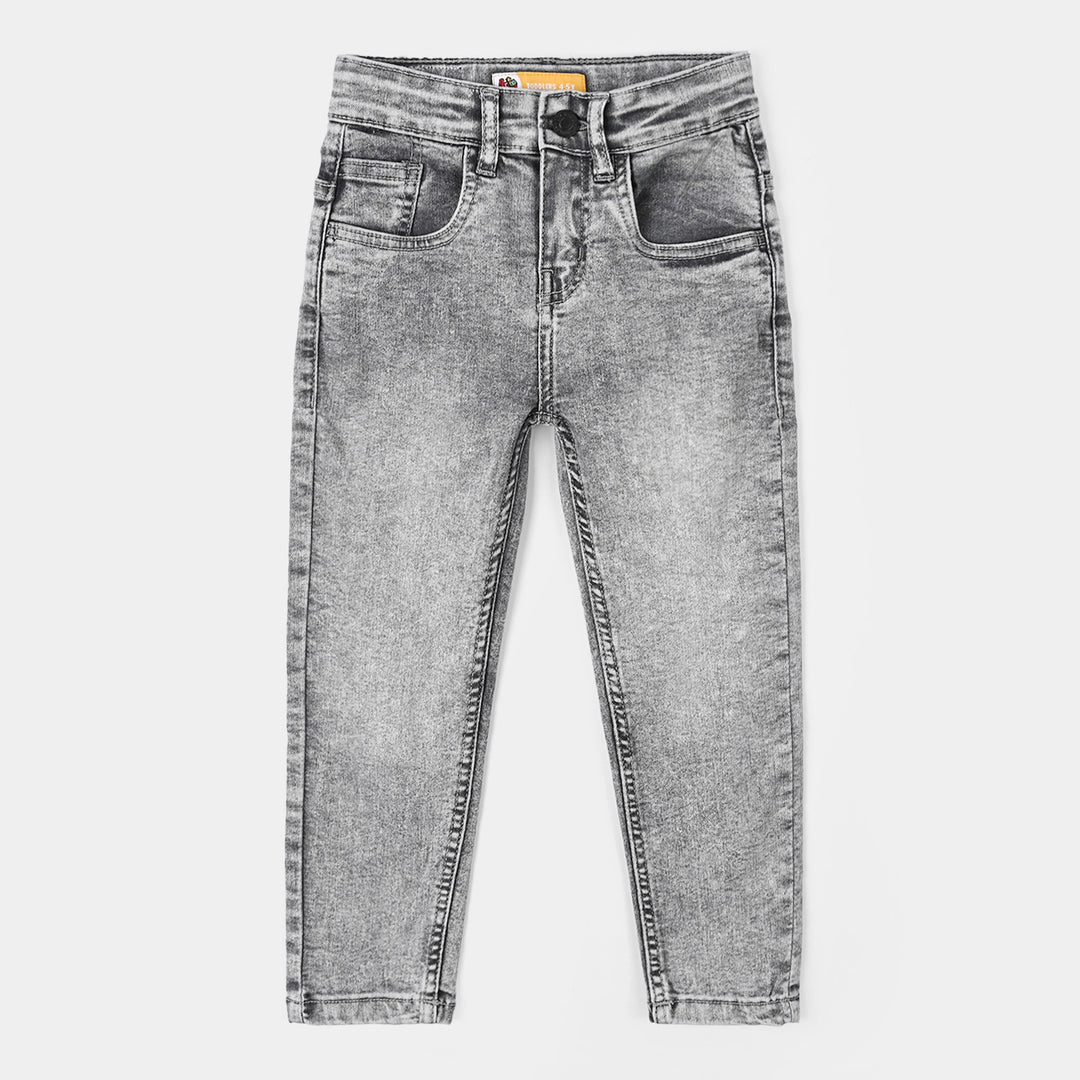 Boys Denim Stretch Pant BASIC- Light Grey