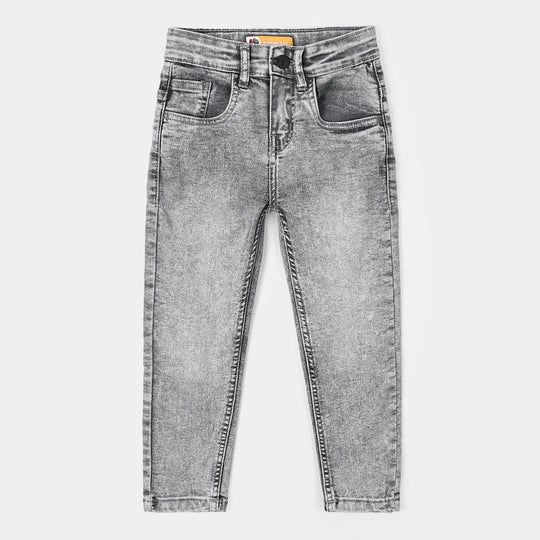 Boys Denim Stretch Pant BASIC- Light Grey