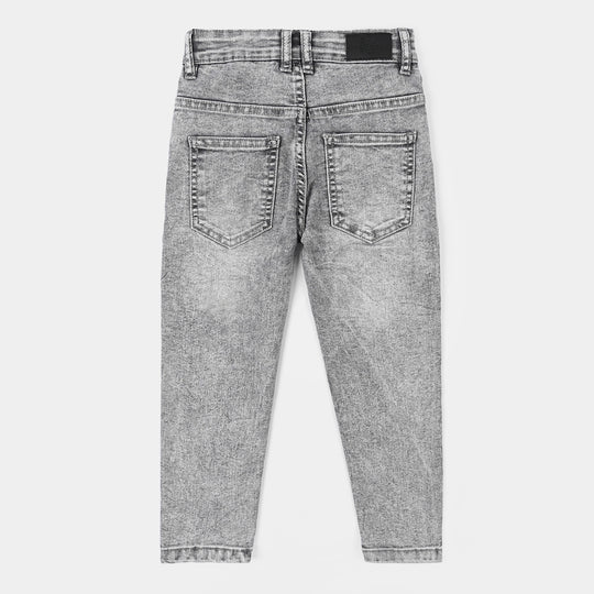 Boys Denim Stretch Pant BASIC- Light Grey