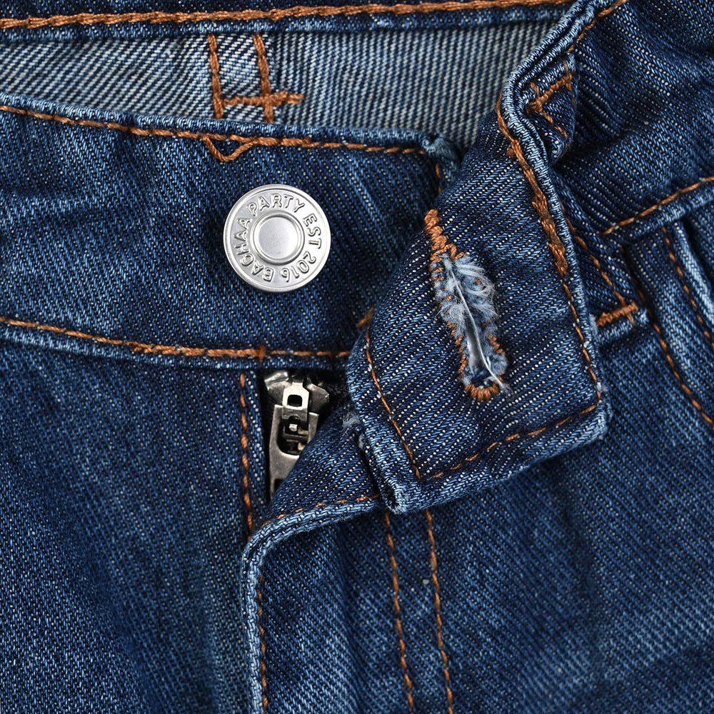 Boys Denim Stretch pant Basic - Dark Blue