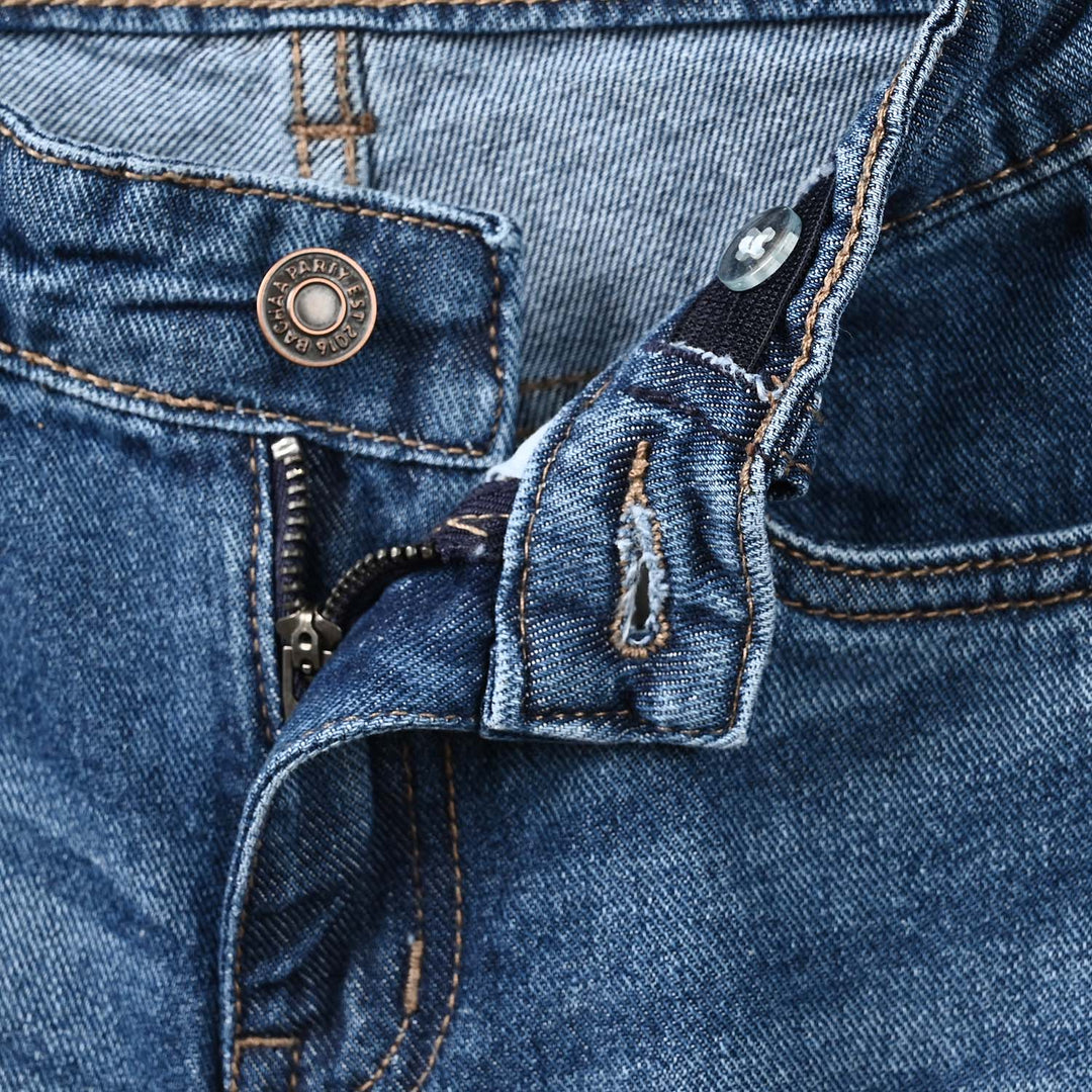 Boys Denim Stretch Pant BASIC- Blue