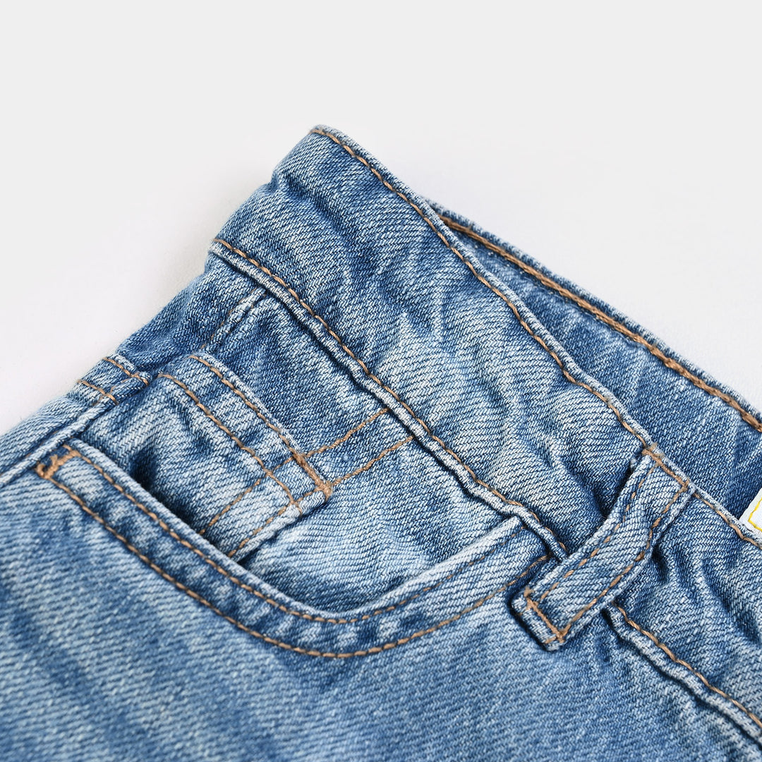 Boys Denim Stretch pant Basic-Medium