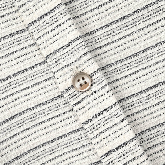 Boys Yarn Dyed Shirt (Boat)- Light Grey
