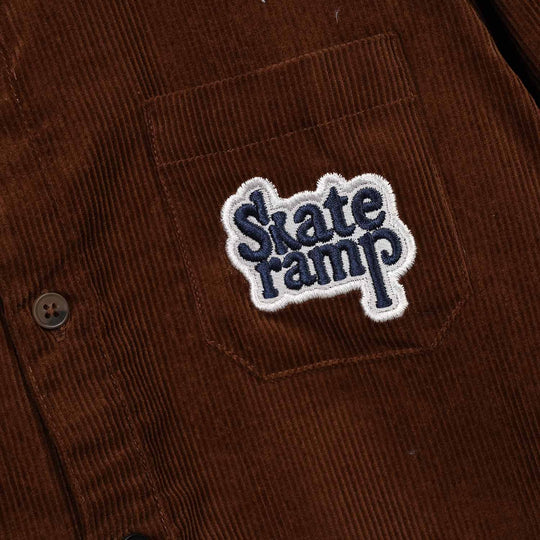 Boys Corduroy Shirt (Skate Ramp)-BROWN