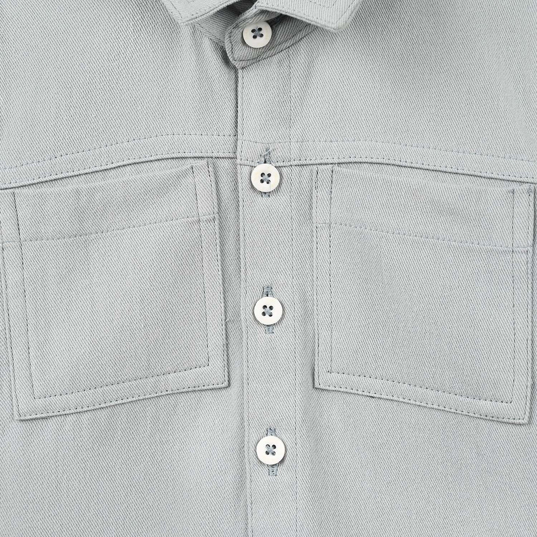 Infant Boys Cotton Twill Shirt (Double Pocket Twill)