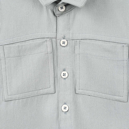 Infant Boys Cotton Twill Shirt (Double Pocket Twill)