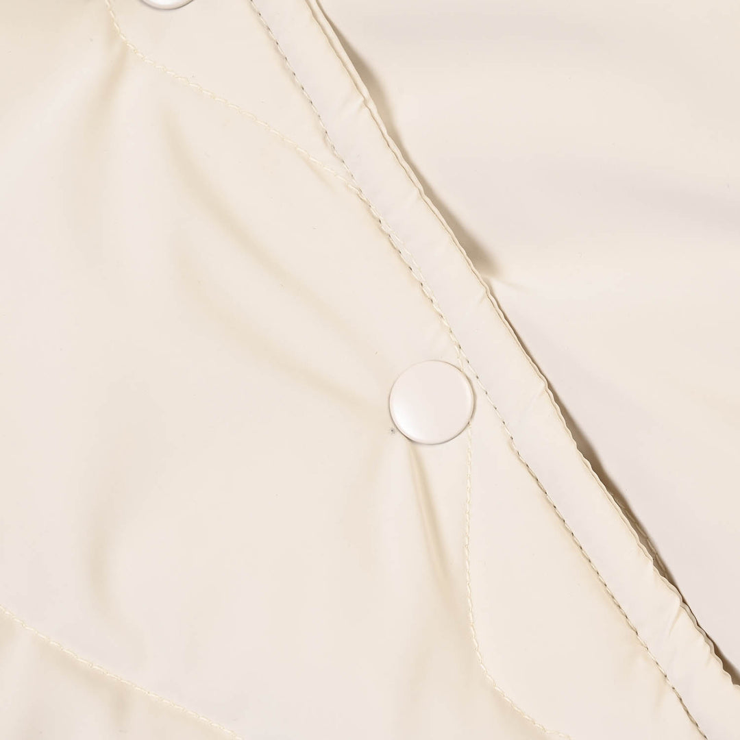 Infant Girls Quilted Jacket Peter Ban- Off White