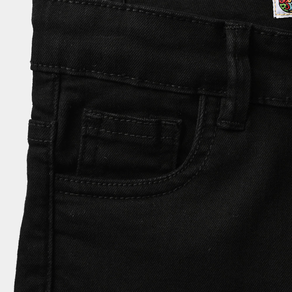 Boys Denim Stretch Pant (regular)-BLACK