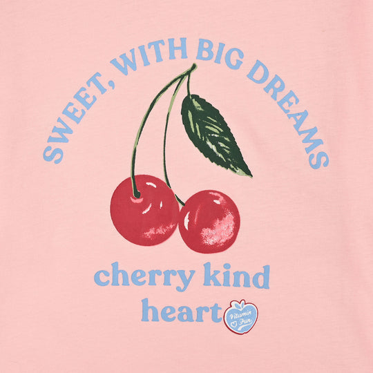Girls Cotton Jersey T-Shirt Sweet Dreams-Pink