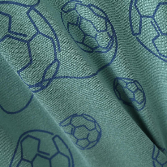 Boys PC Jersey Night Suit Football line-Green