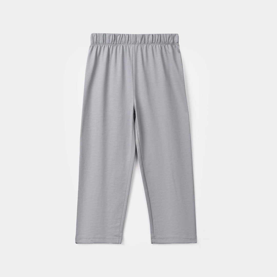 Boys Poly Cotton Jersey Night Suit Character-GREY